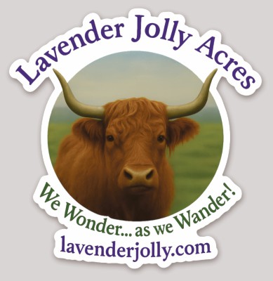 Lavender Jolly Sticker (Logo)